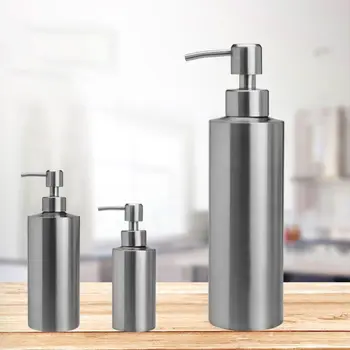 

250ml 350ml 550ml Stainless Steel Soap Dispenser Hand Pump Lotion Bottle Disinfectant Hand Washing Shampoo Dispenser Bathroom
