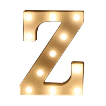 

INS hot English letter light LED symbol modeling lamp wedding digital light birthday proposal white light