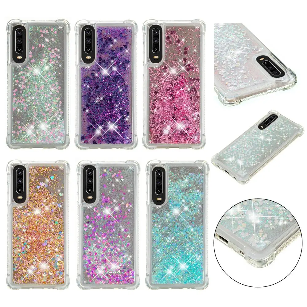 For Huawei P8 P9 P10 P20 P30 Lite Glitter Case For Huawei P10 P20 P30 Pro 1