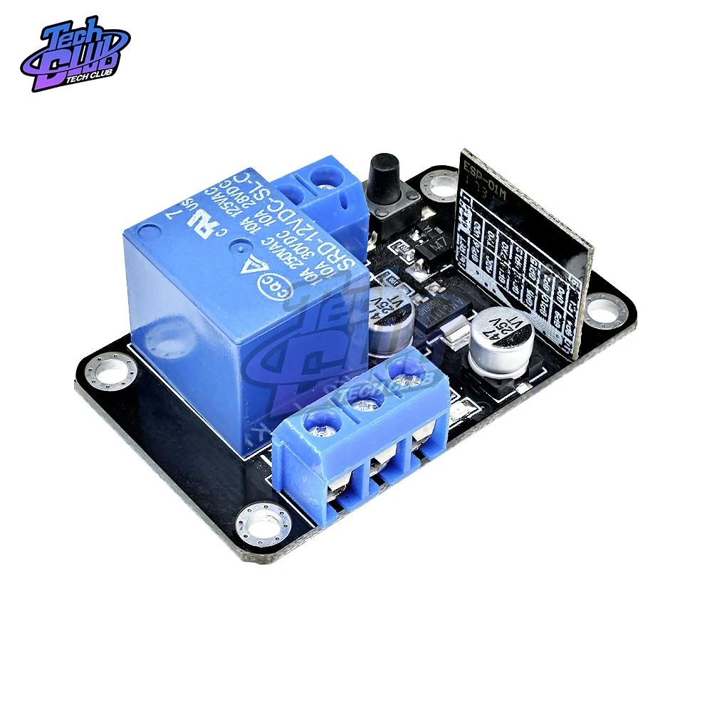 12 В постоянного тока ESP8285 Wi Fi реле беспроводное таймер задержки умный