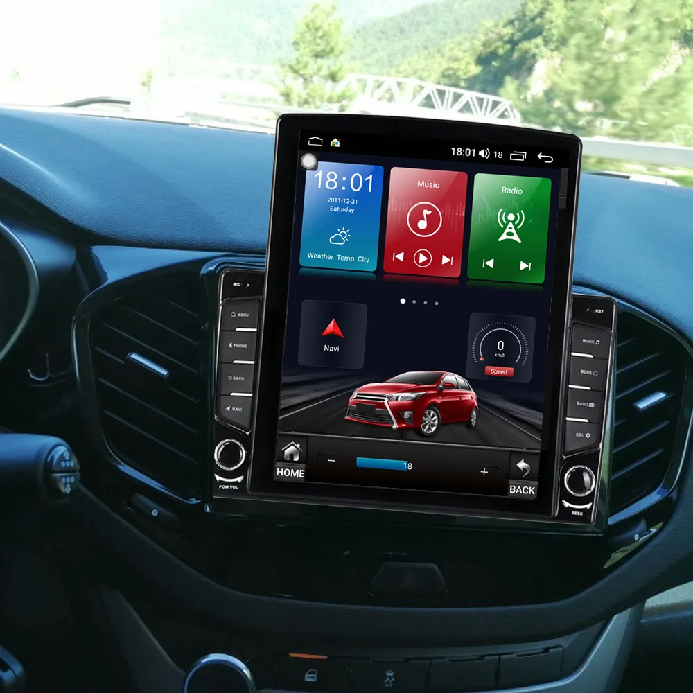 Автомобильный мультимедийный плеер с экраном Tesla Android 10 для LADA Vesta Cross Sport 2015 2016-2019