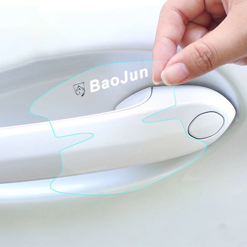 

8Pcs TPU Car door handle protective film Car door anti-collision sticker for Baojun 510 730 360 560 RS-5 530 630
