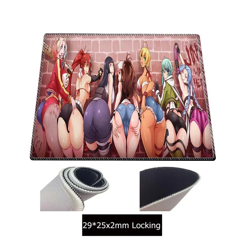 Sexy Anime Girl Ass Large Size Colorful Luminous Rgb Gaming Mouse  