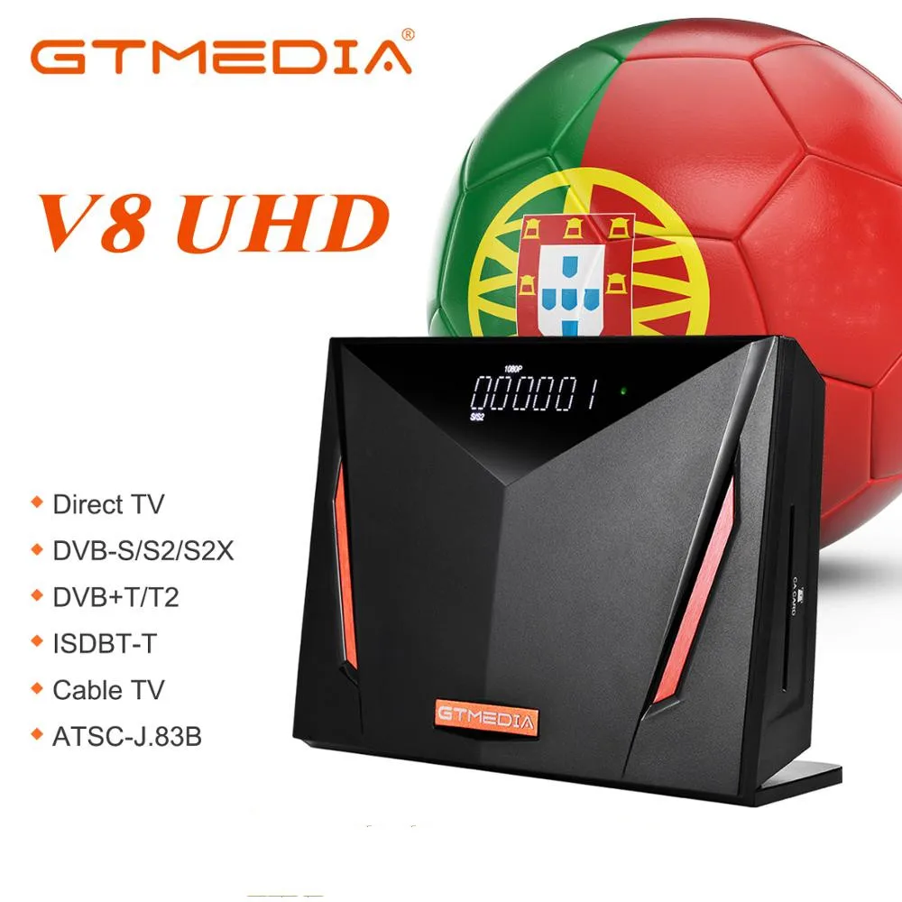 

New Arrival GTMEDIA V8 UHD Satellite Receiver Builtin wifi H.265 4K DVB-S/S2/S2X+T/T2/Cable/ATSC-C/ISDBT no app included