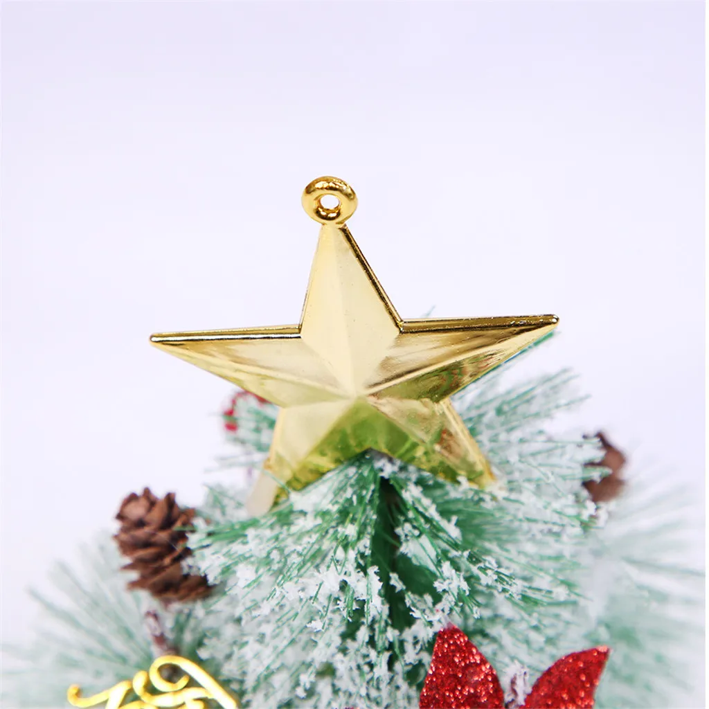 Рождественская елка Arbol De Navidad Новогодняя Мини Рождественская елка маленькая сосна настольная Рождественская декорация Мини Рождественская елка