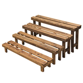 

Flower Airs Multi-storey Anticorrosive Solid Wood Ladder By Wall Landing Type Outdoors Discharge Flowerpot Of Storage Shelves