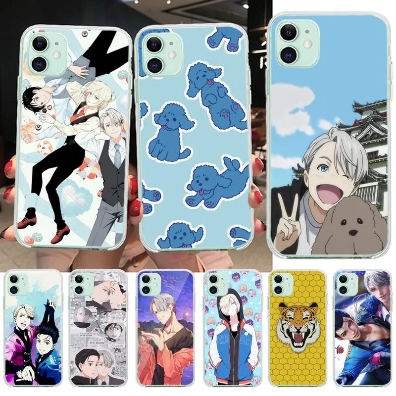 Hot Yuri On Ice Anime Phone Case For Iphone 12 11 Pro Max Mini XS Max 8 7 6 6S Plus X 5S SE 2020 XR Cover iphone 7 silicone case