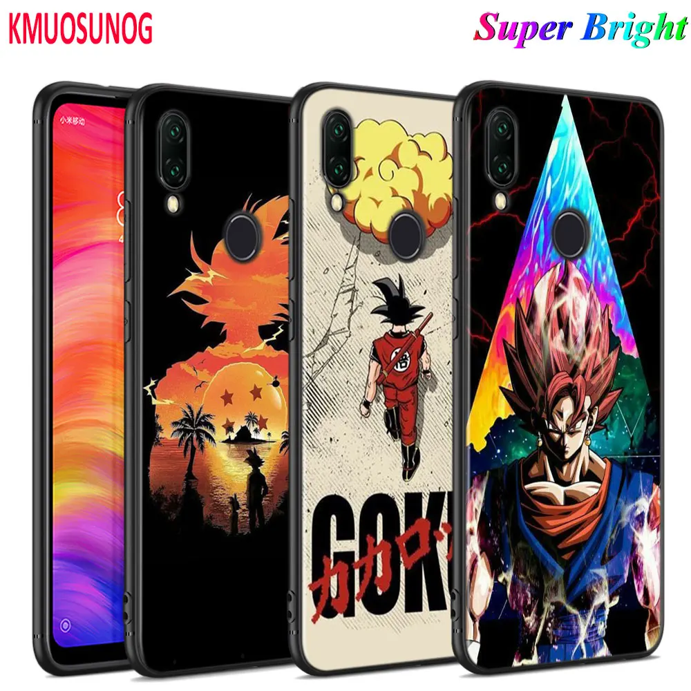 

Black Silicone Cover Dragon Ball Goku for Xiaomi Redmi Note 8 7 6 5 4X 4 K20 Pro 7A 6A 6 S2 5A Plus Phone Case
