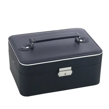 

Korean Style the Interlocking Jewellery Box Ring Ear Stud Necklace Multi-Function Ornament Jewelry Storage Box