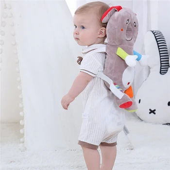 

Cute Cartoon Anti-fall Pillow Adjustable Shoulder Strap Animal Wings Protective Cushion Infant Baby Toddler Protective Pillow