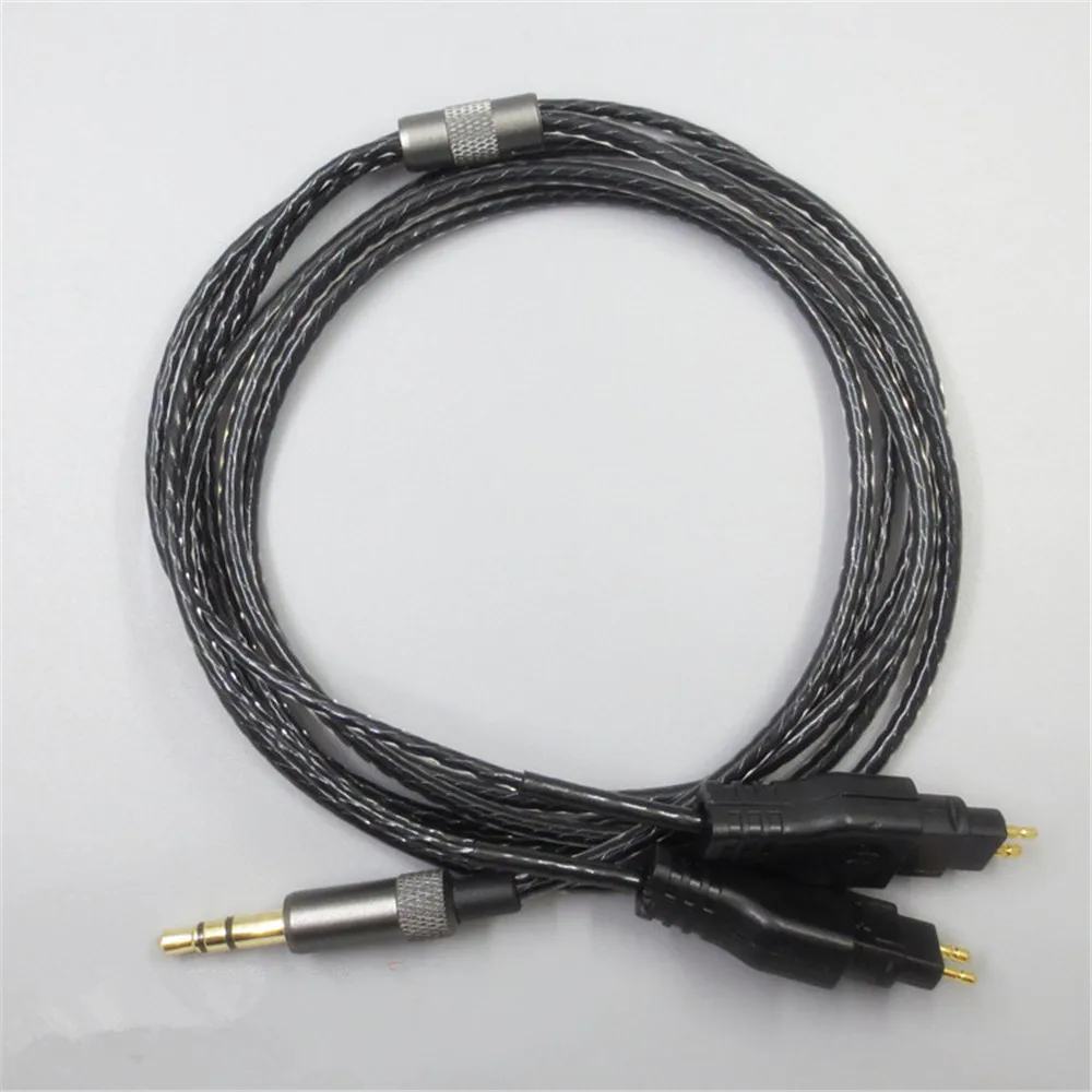 Audio Cable for Sennheiser HD414 HD650 HD600 HD580 HD25 Headphone Replacement AUX Cable Cords Wire 1 2m 2m