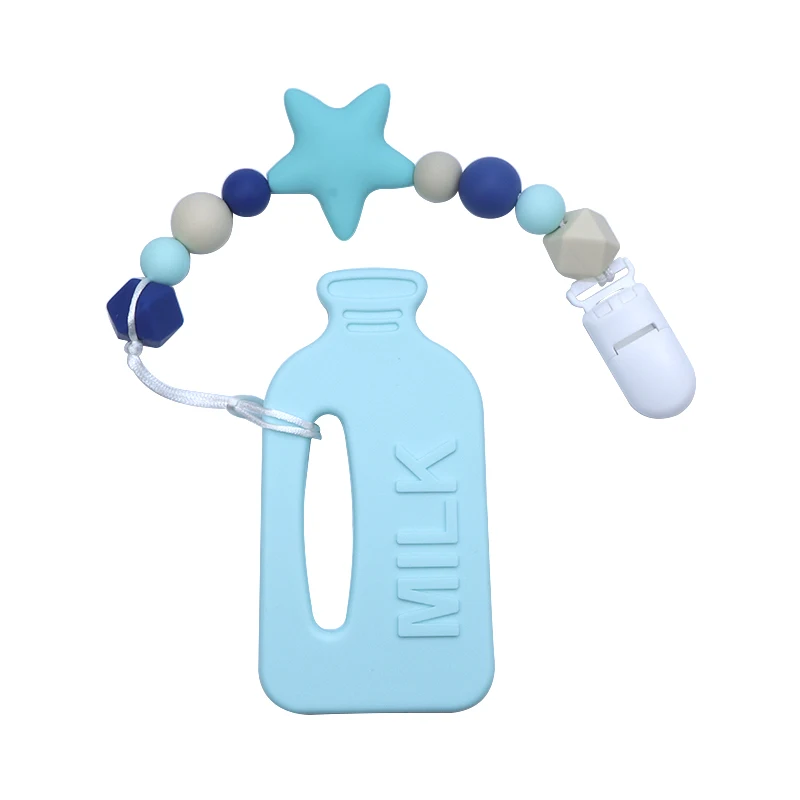 Joepada Handmade Silicone Pacifier Chains Safe Teething Chain Baby Teether Koala Giraffe Horse Owl Eco-friendly Pacifier Clips