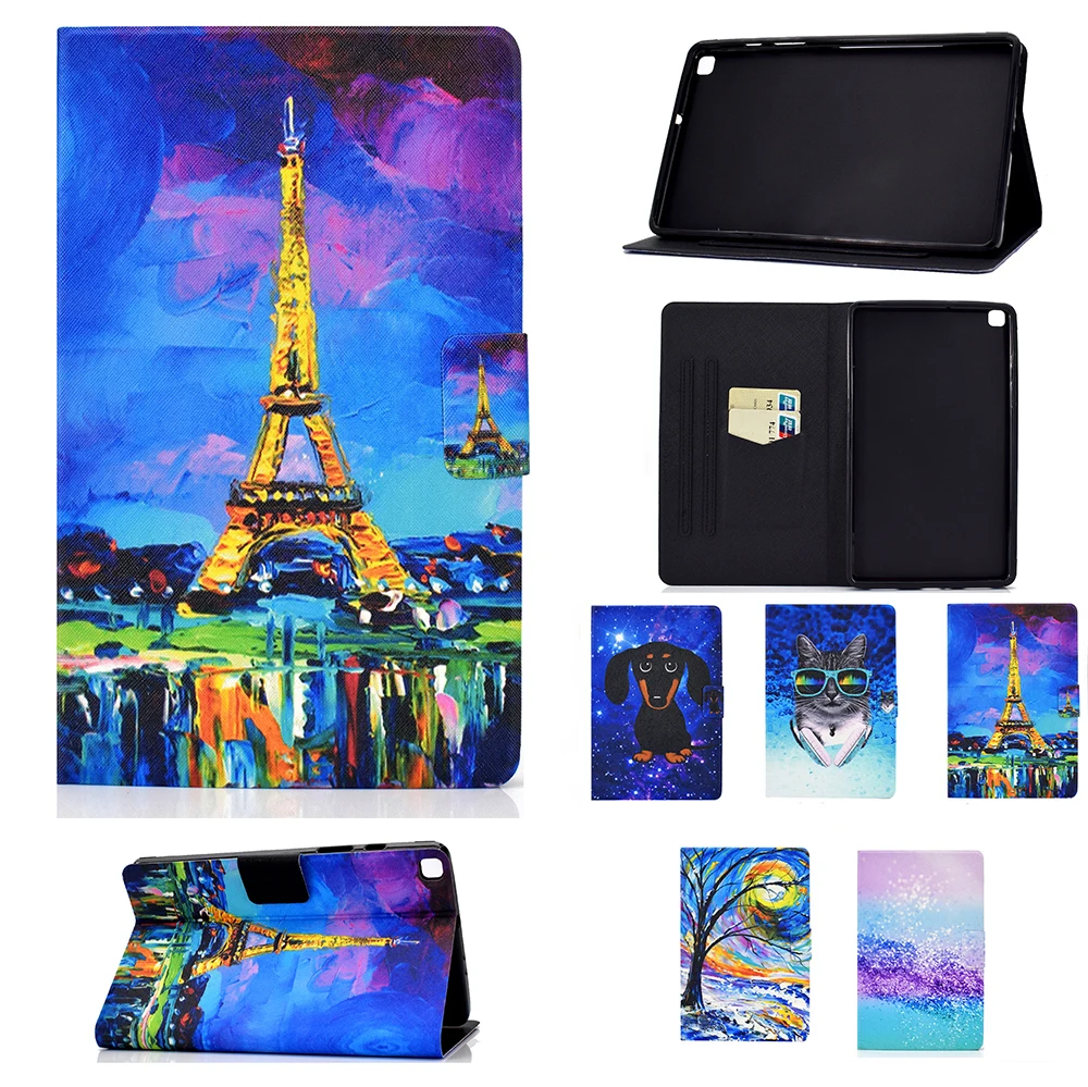 P610 P615 флип чехол для Samsung Galaxy Tab S6 Lite 10 4 дюймов 2020 крышка SM-P610 SM-P615 ''подставка