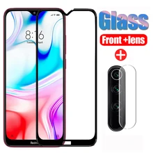 Закаленное стекло 2 в 1 для Xiaomi Redmi 8 8a note 8T линзы камеры красное mi 8t