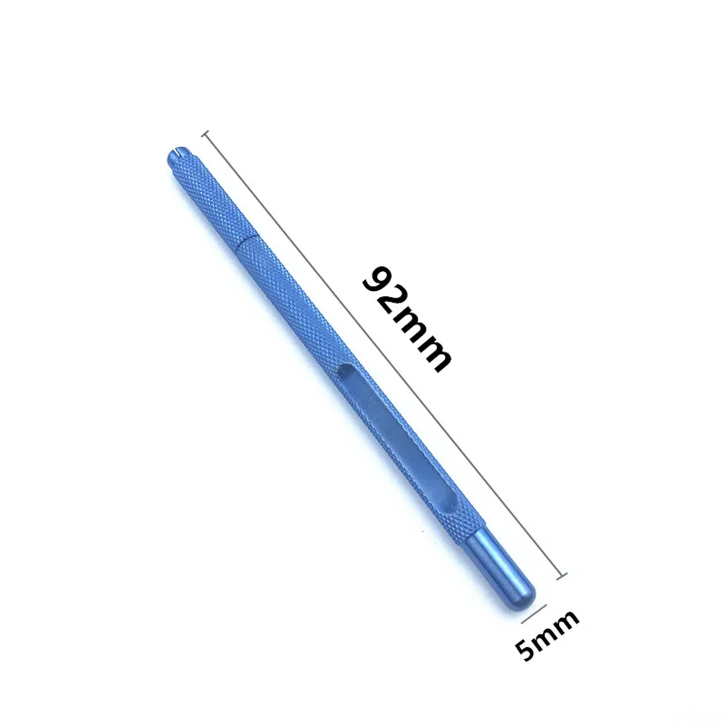 

Офтальмологическая ручка с лезвиями, титановая хирургическая Ручка, офтальмологический хирургический инструмент для домашних животных