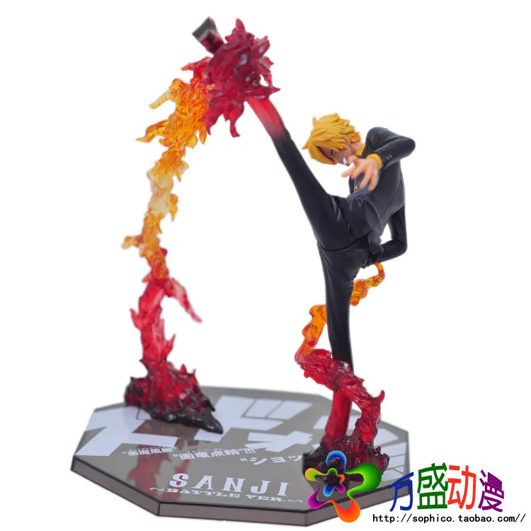 

One Piece Garage Kit Black-Footed Sanji Fighting Version Garage Kit Demon-Style Foot Exquisite Decoration Mixed Batch