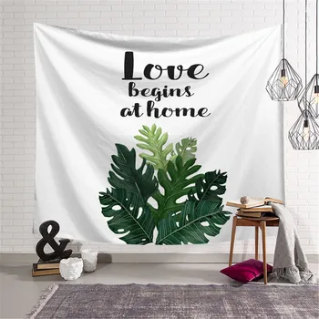 

Tapestry Wall Hanging Polyester Plants Pattern Tapestry Ins Style Home Decor Wall Hanging Pringting Blanket 130*150cm #BL4