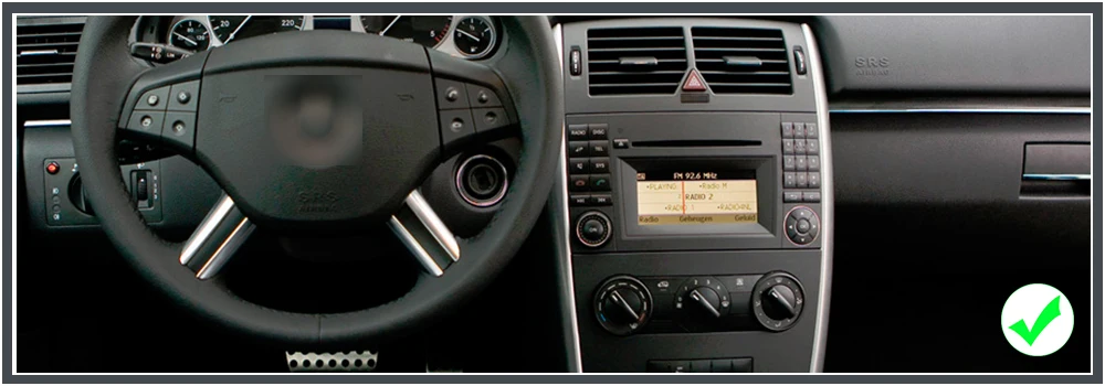CD USB mp3 AUTORADIO MERCEDES CLASSE B w245 dal 2005 NUOVO 