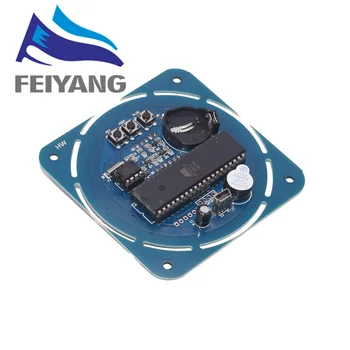 

10PCS DS1302 Digital LED Display Module Alarm Electronic Digital Clock Temperature SCM Learning Board Rotating Fully Assembled