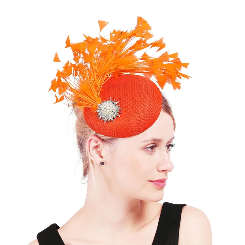 Fancy Fashion Nice Fascinator Hat Hair Clips Or Headbands Women Fancy