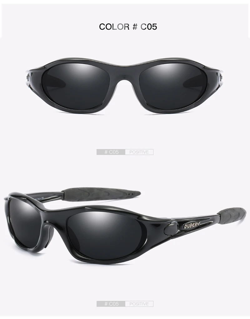 DUBERY, Винтажные Солнцезащитные очки, поляризационные, мужские солнцезащитные очки для вождения, черные, мужские очки, 10 цветов, модель 781 - Цвет линз: NO5