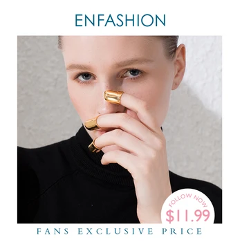 

ENFASHION Punk Nails Ring Finger Rings For Women Accessories Gold Color Creative Ring Fashion Jewelry Gift Dropshipping R194024