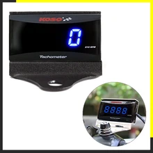 Косо мини об/мин метр Цифровой квадратный ЖК-дисплей двигатели для автомобиля Тахометр Датчик Honda XMAX CB500X гоночный мотоцикл с стенты