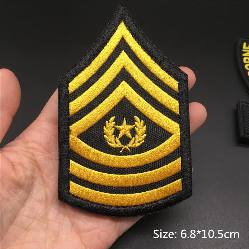 3D Tactical Patch Blood Type Group US ARMY Military Patches for Clothes Embroidered Badges Stickers on Backpack Stripes Applique 