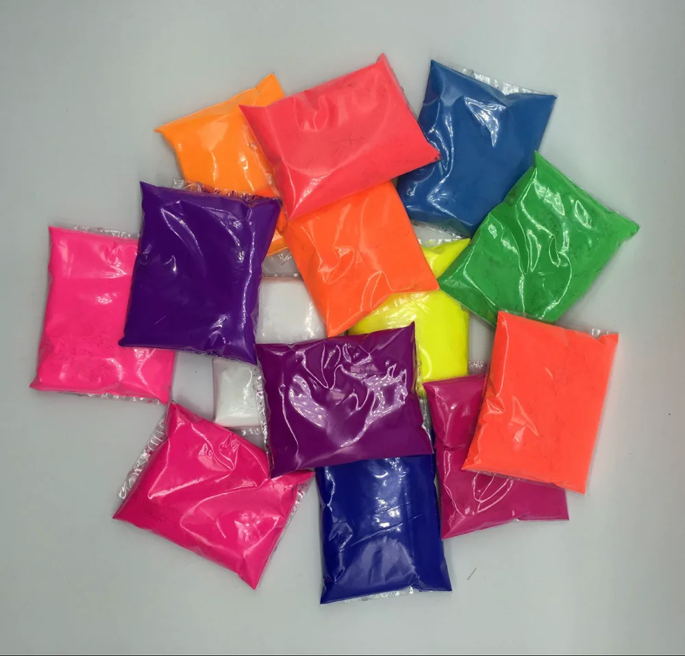 Fluorescent Pigment Nail Pigment Neon Red Color Powder for Paint Printing Soap Nail Art Polish 10g/lot