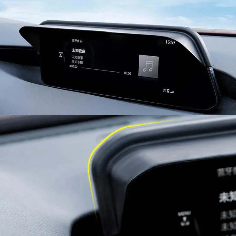 Car Center Console Navigation Screen Sunshade Cover Accessories for