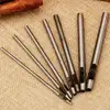 1Set Leather Craft Tool Steel Puncher Paper Punching Hand Tool Round Hole Punch Belt Band Leather Handmade Craft Tools 1mm-5mm ► Photo 1/6