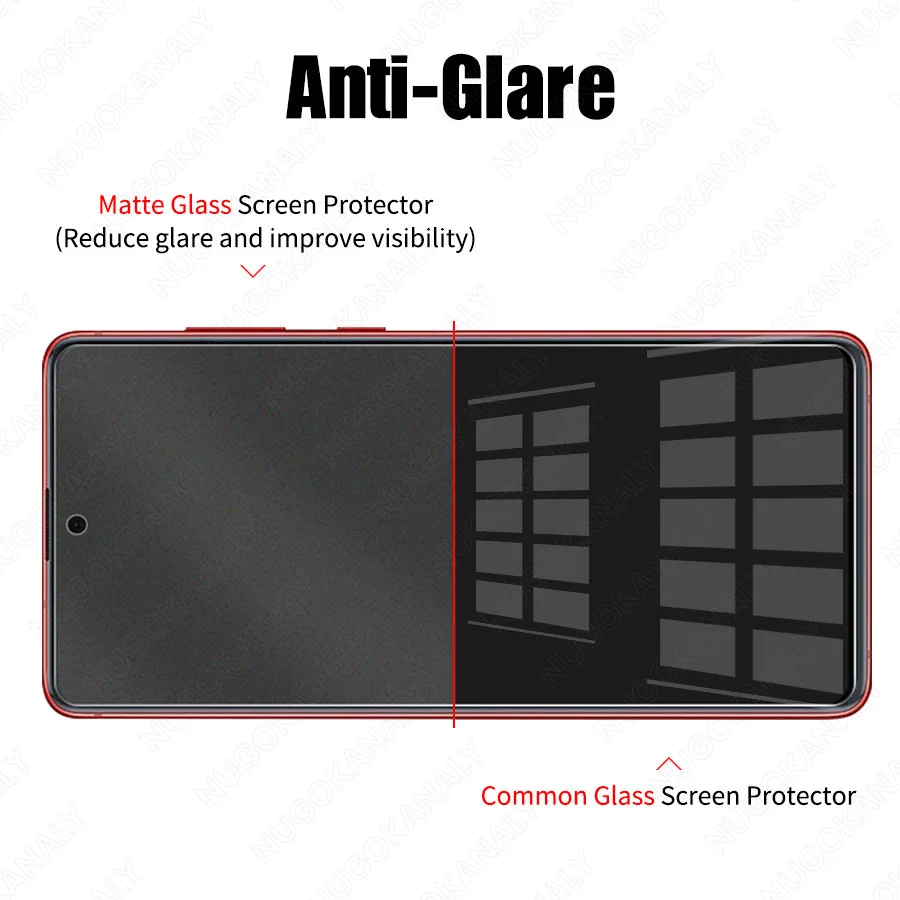 2.5D Matte Frosted Tempered Glass for Samsung Galaxy S22 Plus S20 FE A51 A71 A72 A52 A52s 5G A32 A12 M12 A31 A21S A50 M21 M31 mobile screen guard