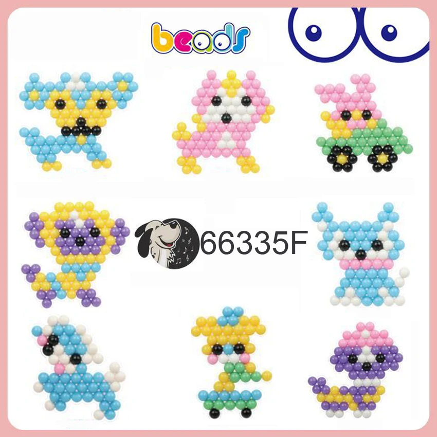 DOLLRYGA 1000 шт./компл. наклейки на воду бусы детская игрушка Волшебная головоломка игрушки knutselen kinderen игрушки для воды для детей ремесло