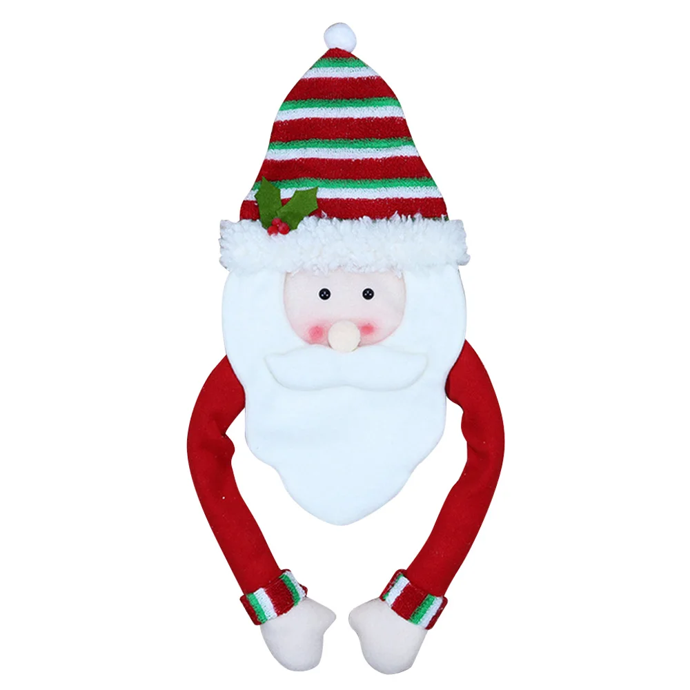 Santa Behogar, милый снеговик, шляпа Hugger, рождественские украшения, рождественские украшения, вечерние украшения для дома - Цвет: Santa