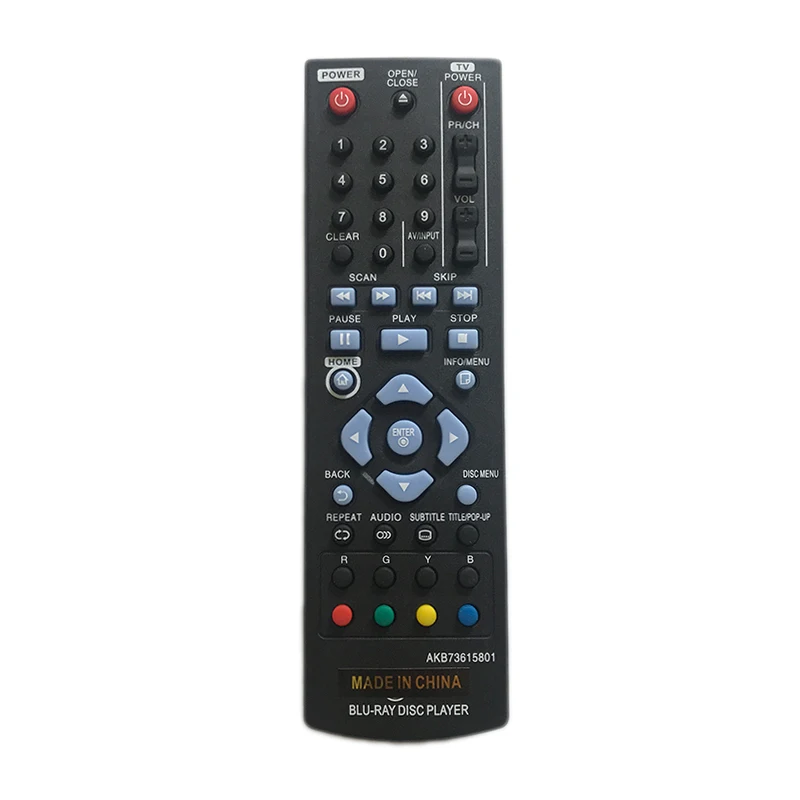 Пульт дистанционного управления AKB73615801 для LG blu ray DVD плеера BP125 BP200 BP320 BD550 BD560 BD570 BD620