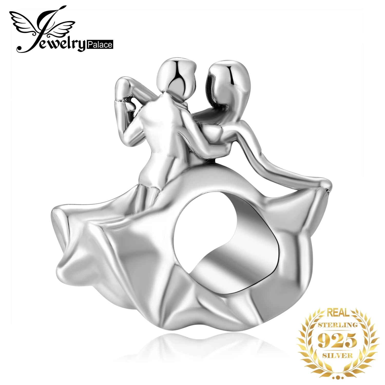 

JewelryPalace Dancing 925 Sterling Silver Bead Charms Silver 925 Original For Bracelet Silver 925 original Beads Jewelry Making