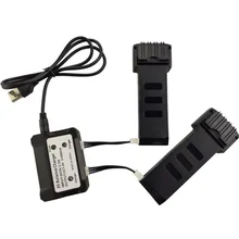 FULL-2PCS 7,4 V 1200Mah литиевая батарея с 2 в 1 баланс зарядное устройство для E511 E511S четыре оси запасных частей самолета