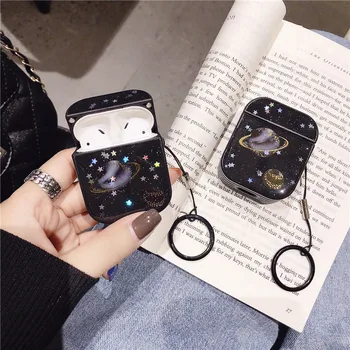 

Luxury Glitter Star Sequin Case For Apple Airpods 2/1 Cover Cute Silicone Headphone Cases For airpod Earphone Funda For air pods