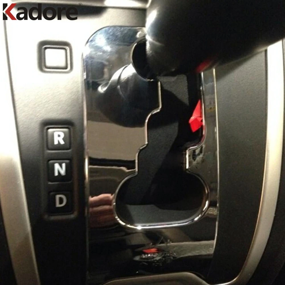 Для Jeep Compass Patriot 2011 2012 2013 2014 2015 АБС хромированная панельная Накладка для коробки