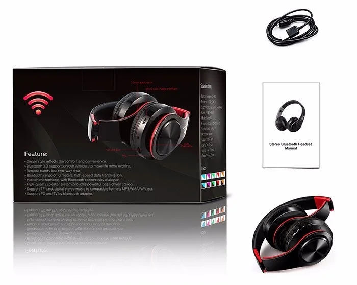 Модные спортивные наушники BH01 Bluetooth стерео гарнитура, наушники беспроводные наушники BT4.0 музыкальный MP3 микрофон