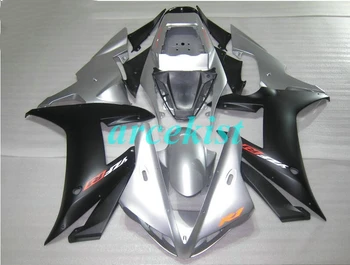 

New ABS Compression Mold motorcycle Fairings Fit For Yamaha YZF-1000-R1 2002-2003 02 03 Fairing Bodywork set Custom black silver