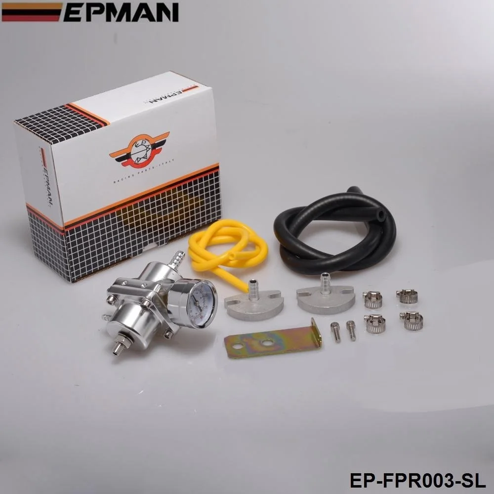Jdm Универсальный 0 140 PSI Регулируемый регулятор давления топлива FPR/Манометр для BMW