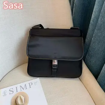 

Sasa 2020 Leisure straddle single shoulder bag for couples waterproof Oxford textile business briefcase nylon bag