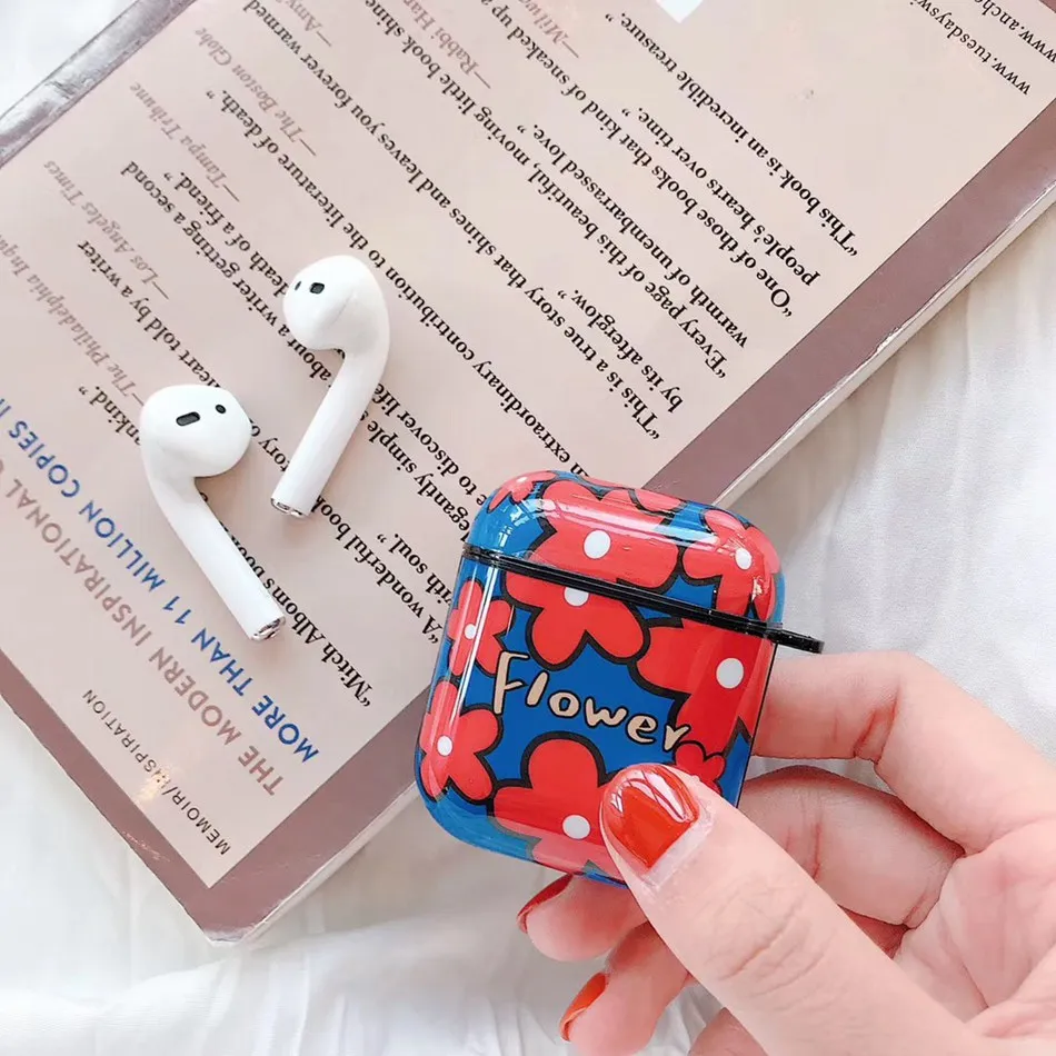 453P Роскошный чехол для наушников для Airpods 2, чехол, защита, беспроводной Bluetooth, чехол для зарядки, аксессуары для Air Pods, Жесткий Чехол, сумка, коробка - Цвет: 453P