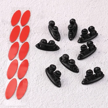 

Adhesive Cable Winder Car Interior Cable Clip Earphone Cable Organizer Wire Storage Holder Clip Cord Holder 8Pcs/lot