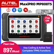 Autel MaxiPRO MP808TS OBD2 Scanner Full System Car Diagnostic Tool Wi-Fi Bluetooth Auto Tools Bi-Directional Control