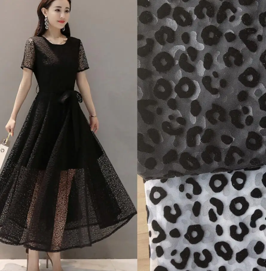 Multi color polyester lace mesh embroidery cloth fashion Sun Star foreign trade dress embroidered fabric | Дом и сад
