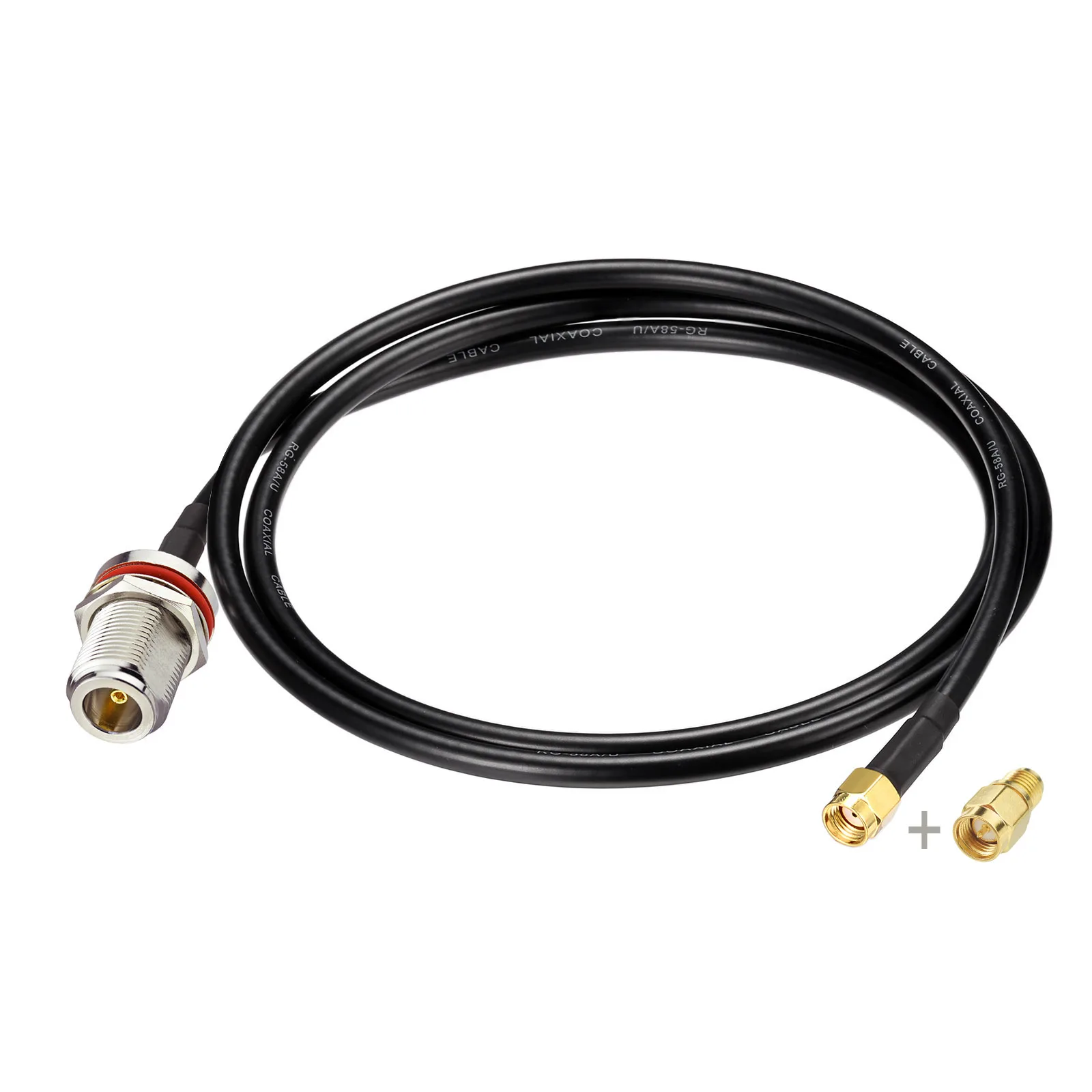 Superbat N Female to RP-SMA Male 20ft RG58 Low Loss Extension Cable for WiFi 4G LTE LoRa Antenna Nebra RAK Bobcat