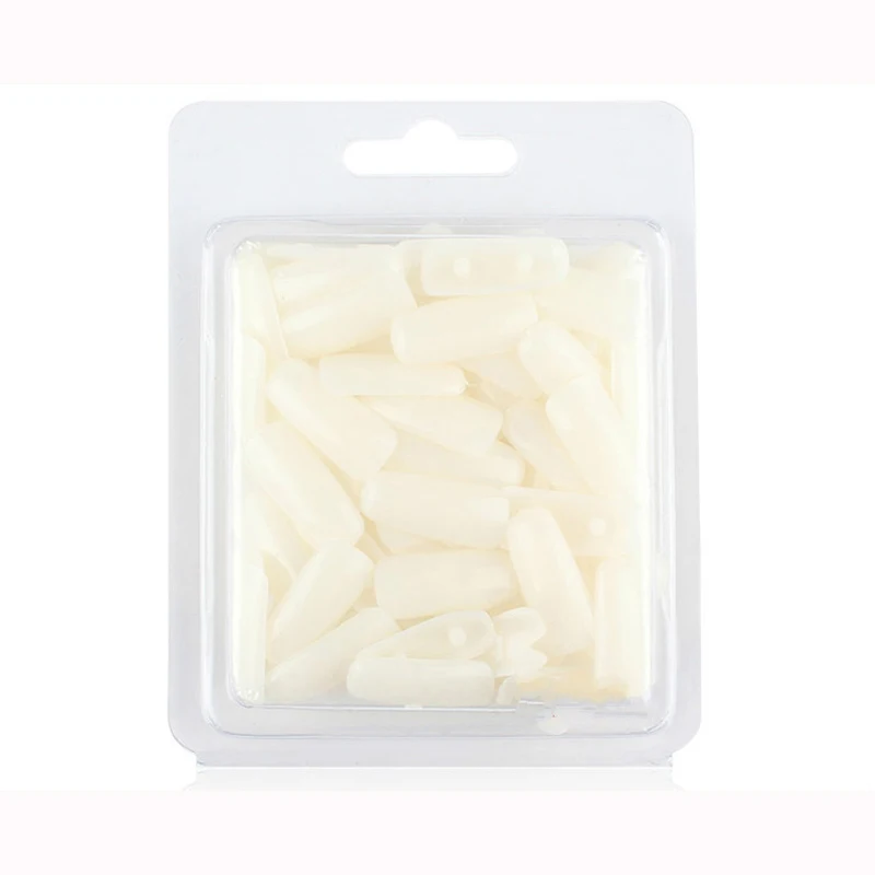 100pcs Natural False Nail Tips Practice Hand Trainer Tool Manicure Gel Nail Polish Training Frame Removable Fake Nail Art Tools