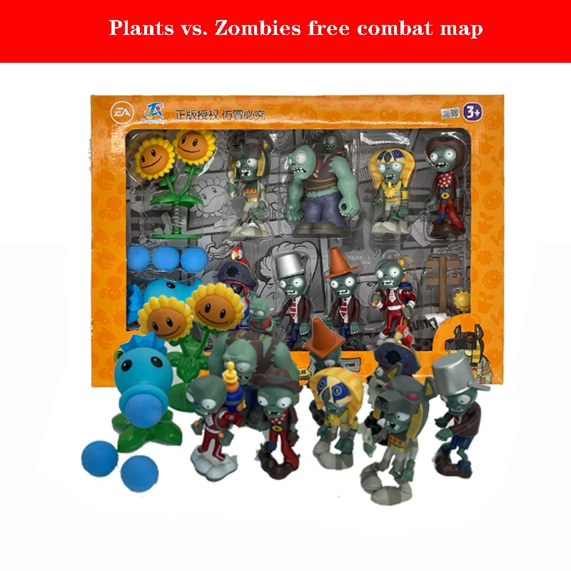 

Plants vs. Zombies PVC Figure Toy Figurines Children's Growth Figure Action Map Combat Suitable For Three Years Old And Above